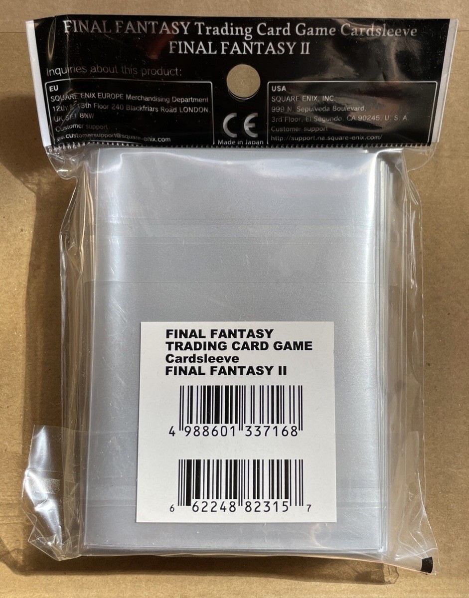 FINAL FANTASY II TCG FFTCG SQUARE ENIX FF2 SLEEVES BRAND NEW SEALED | eBay