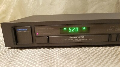 Tuner Radio Stéréo Ancien PIONEER TX-520L Métal Gris Audio I Vintage