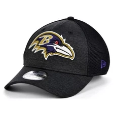 Baltimore Ravens New Era 39Thirty Shadow Tech M/L Flexfit Fitted Cap Hat $34