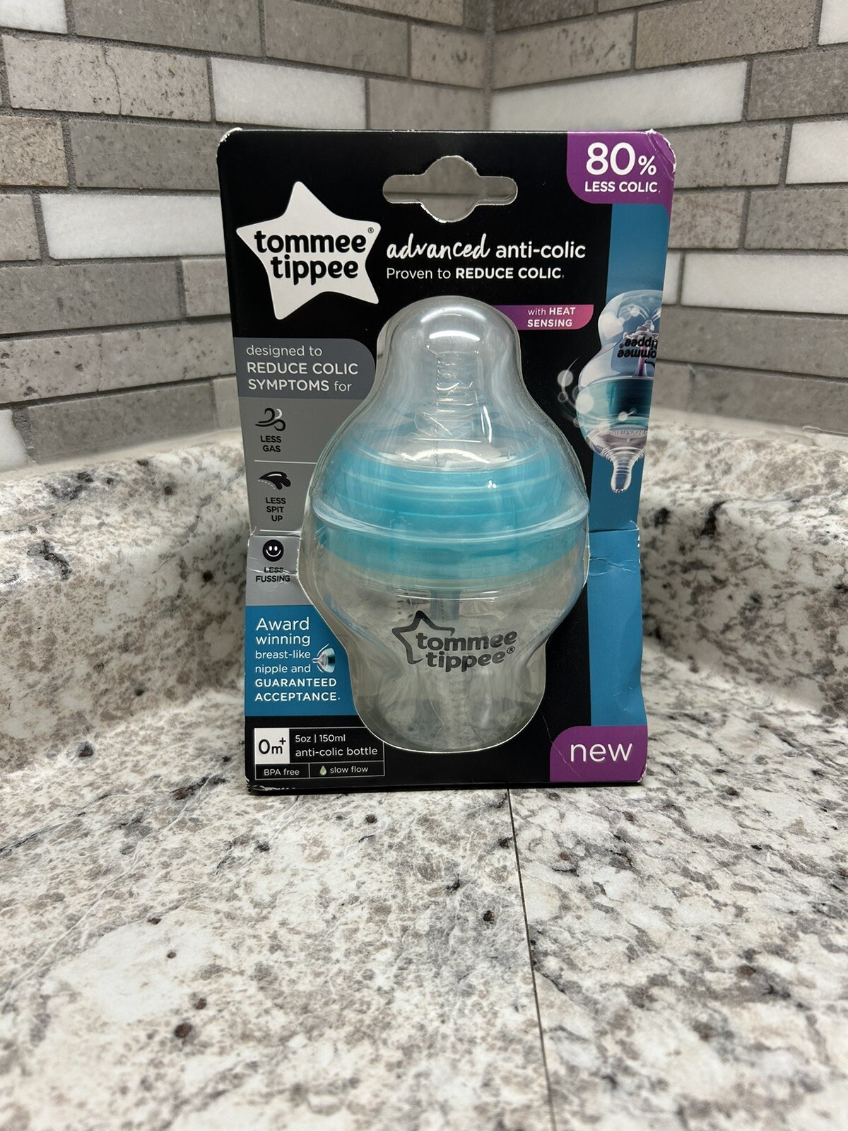 Tommee Tippee Advanced Anti-Colic Heat Sensing Baby Bottle – 0m+