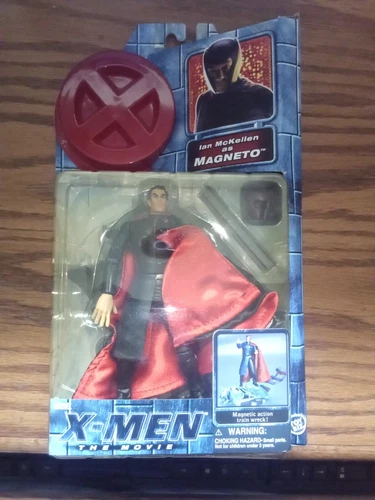 Vintage Marvel MOC X-men Movie 2000 Ian McKellen Magneto Toybiz New Sealed
