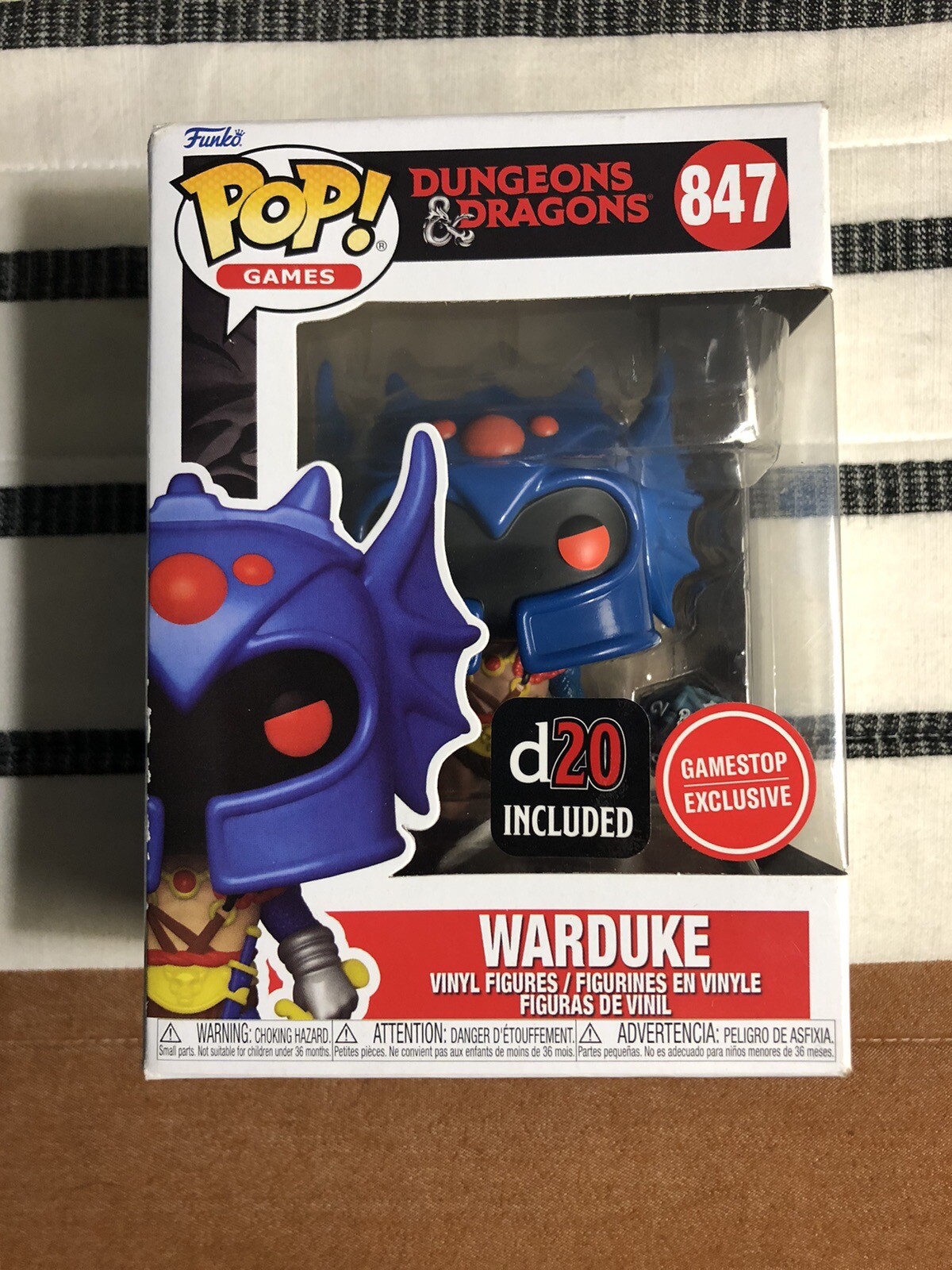 Funko Pop! Vinyl: Dungeons &Amp; Dragons - Warduke - Gamestop (Gs) (Exclusive) #847
