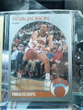 1990 NBA Hoops Mark Jackson Knicks  #205 - Menendez Brothers Courtside