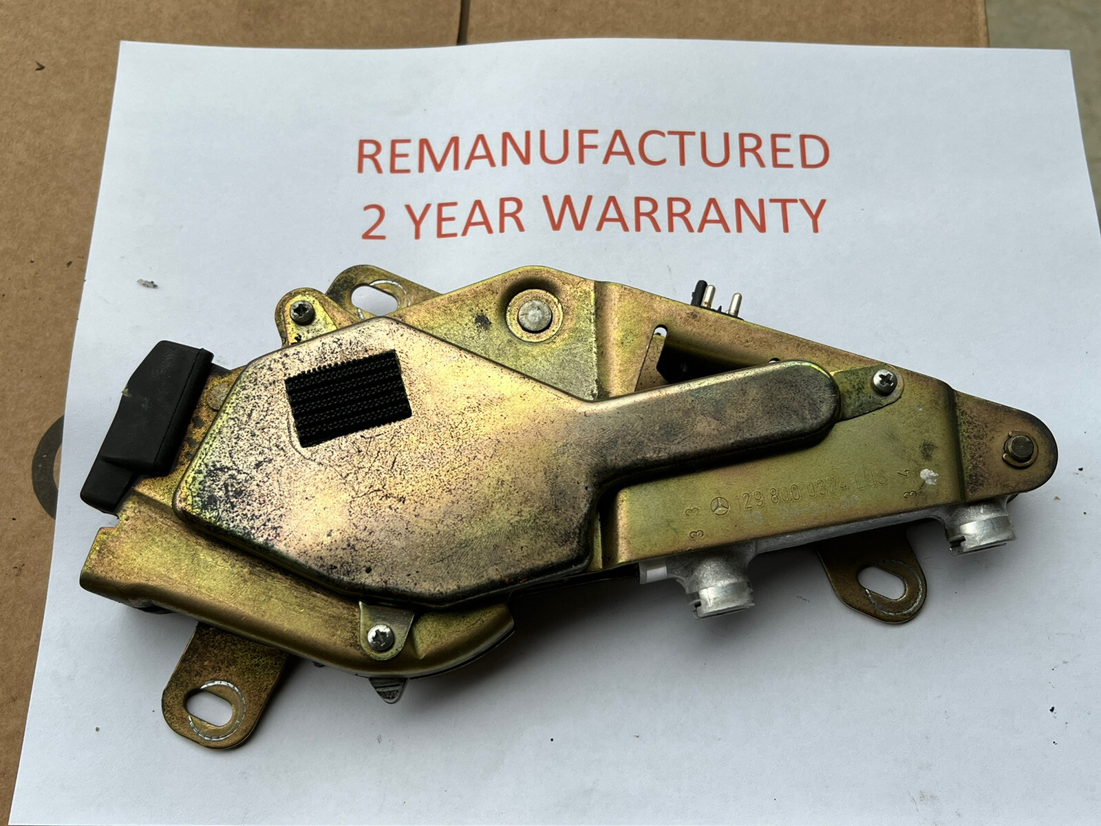 9002 Mercedes R129 500SL SL500 Left Tonneau Cover Lock Cylinder