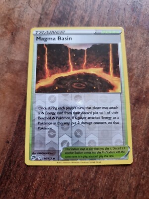 Pokémon TCG Magmabecken Schwert & Schild: Brillante Sterne 144/172 umgekehrtes Holo...
