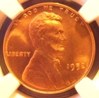 1952 P Lincoln Cent, NGC Certified MS UNC Details   (52SN93)