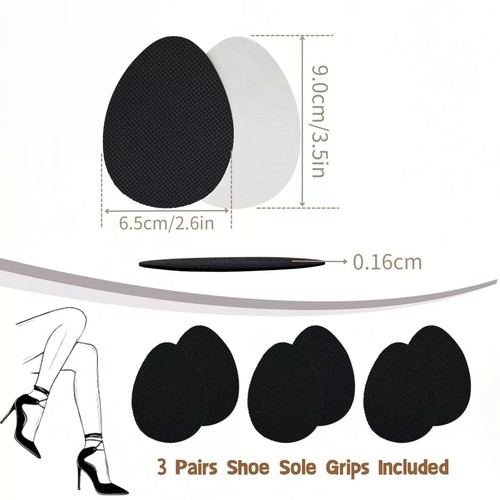 Non-Slip Shoes Pads, 6 Pcs Anti-Slip Shoe Grips on Bottom of Shoes - Picture 2 of 7