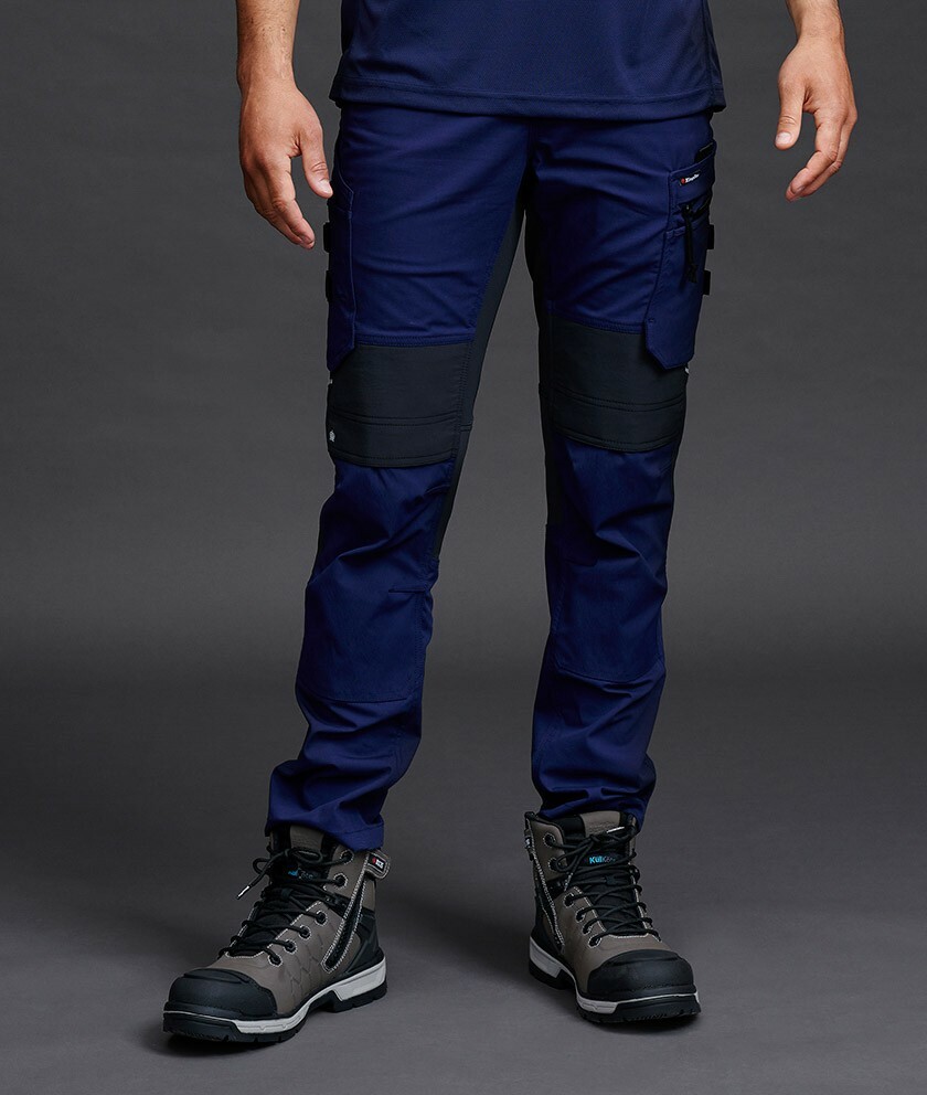 King Gee Mens work Pants Stretch Quantum,Knee pad pocket, Heavy Duty