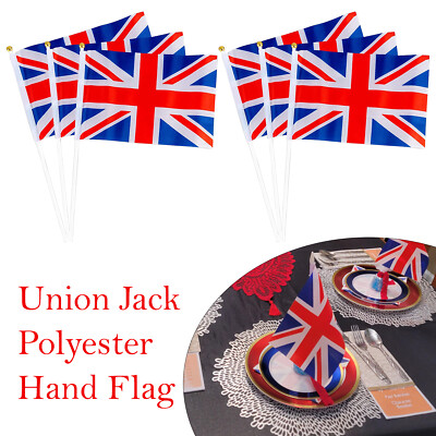Union Jack Handfahnen kleine wehende Fahnen für Großbritannien UK GB Party Event