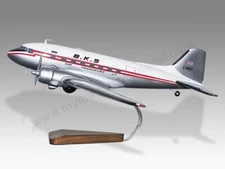 Douglas DC-3 BKS Air Transport Desk Wood Airplane New Model Large Scale 1/72