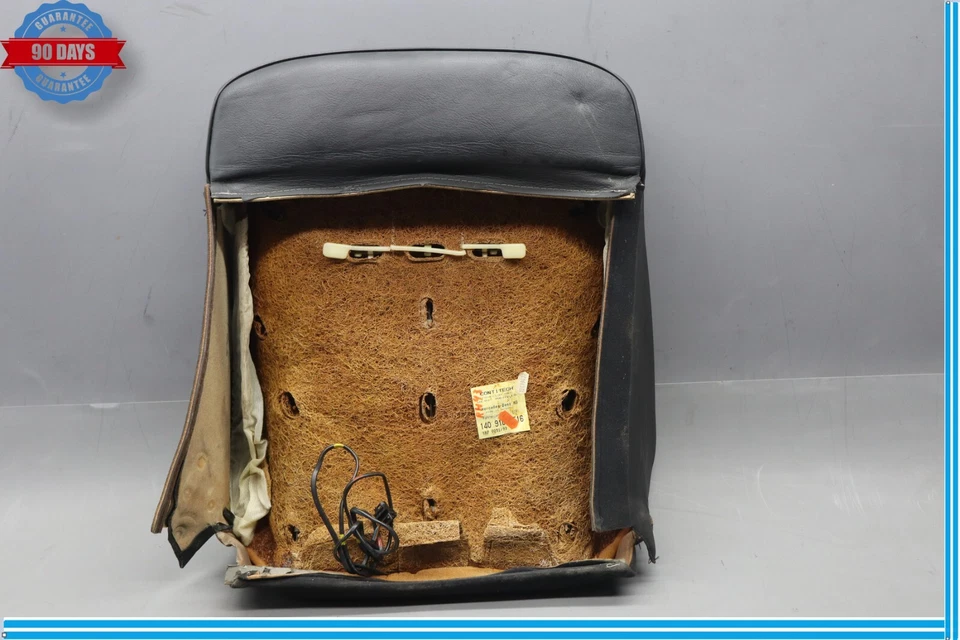 92-99 Mercedes W140 S500 S420 Almofada de Assento Superior Frontal Direita Preta Fabricante de Equipamento Original - Imagem 4 de 4