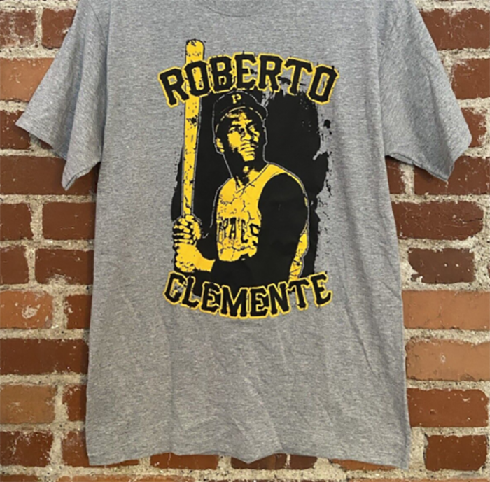 VTG Roberto Clemente T-shirt Sport Grey Unisex All sizes JJ4434