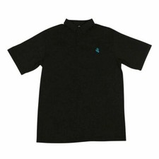 Santa Cruz EMBROIDERED SCREAMING HAND POLO Skateboard Shirt BLACK