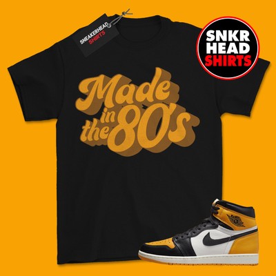 jordan 1 yellow toe shirt