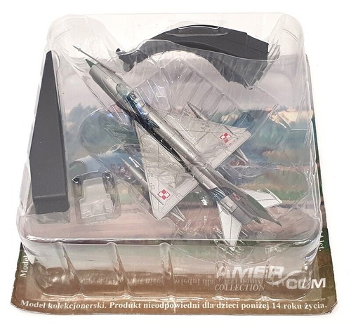 Fishbed MIG-21MF Poland Air Force diecast 1:100 metal LAST ONE