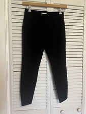 MATTY M Women  s Size Small S Pants Leggings Black Stretch Mid Rise Pull On