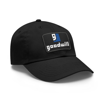 RARE! Usa Goodwill Design Best Dad Hat with Leather Patch