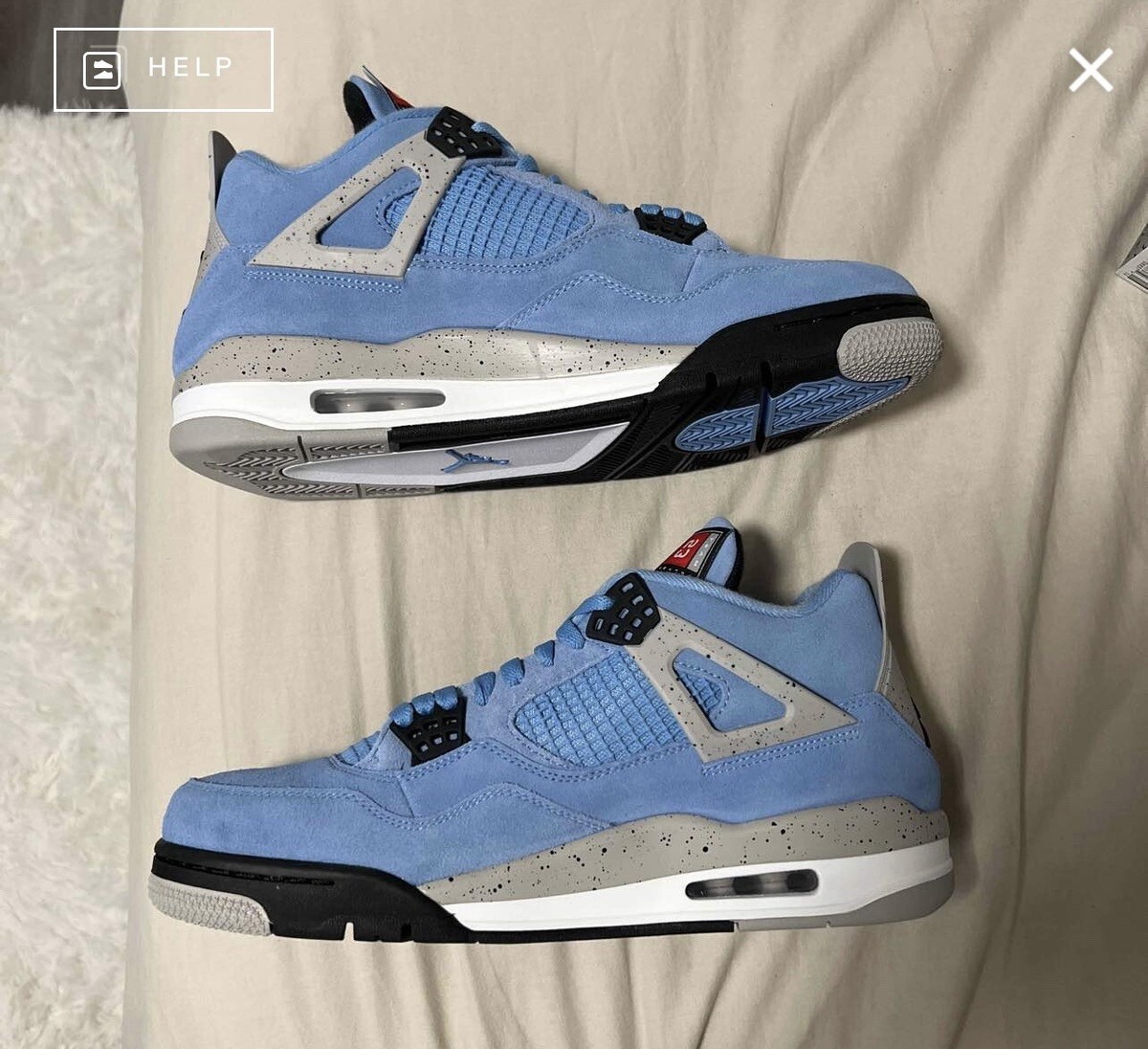 air jordan 4 university blue size 11