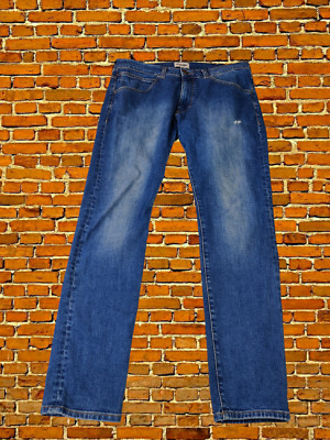 MENS WRANGLER BRYSON SIZE W34 L32 BLUE STRETCH SKINNY DENIM JEANS TROUSER 34X32
