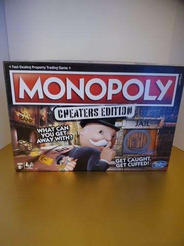 Hasbro Monopoly Game: Cheaters Edition Board Game (E1871) - 第 1/2 張圖片