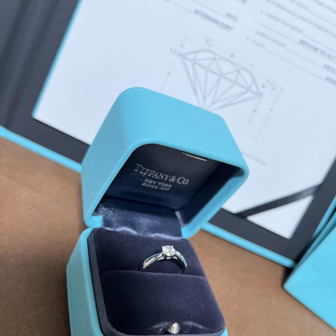 Tiffany&Coハーモニー0.29ct Tifany & Co. Engagement Ring Tiffany Harmony 0.29ct Diamond