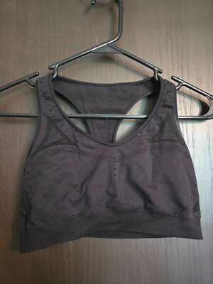 Hanes Racerback Sports Bra Womens Seamless Jog Fitness Running Workout Wirefree
