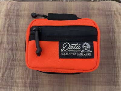 Data Crew NuOrange What-a-Slider 001 EDC Pouch - Rare DataCrewLA AGP GBG Rare