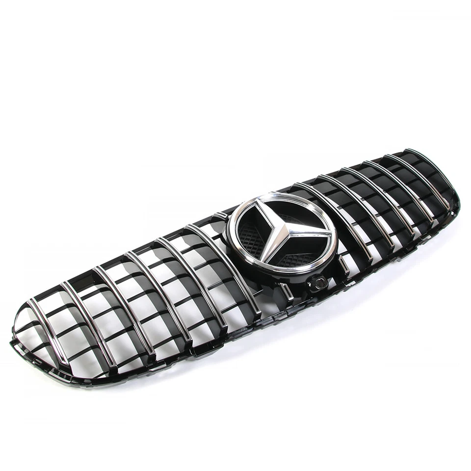 Grill For 2015-2019 Mercedes Benz X253 GLC300 GLC250 GLC43 W/LED Emblem Grille Foto 2 de 4