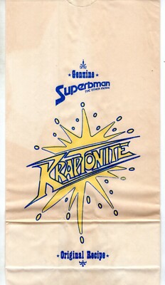 SUPERBMAN The Other Movie KRAPTONITE Promo PAPER BAG 1981 Cult