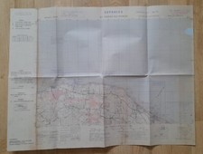 Carte para US WW2 1944 saint Pierre du Mont Omaha Beach défence fac similé repro