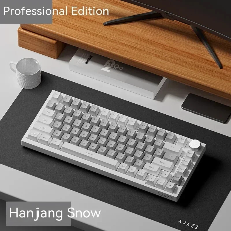 Mechanical Keyboard with TFT Screen Multifunctional Knob Gaming Keyboard Triple Mode Connectivity for Enhanced Performance Mechanical Keyboard with TFT Screen Multifunctional Knob Gaming Keyboard Triple Mode Connectivity for Enhanced Performance