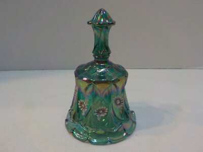 N G0430 Fenton Glass USA Green Bell