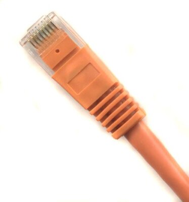 Pack of 200 Orange 1FT Cat6 Ethernet Network Cable LAN Cord RJ45 Gigabit