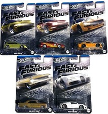 Hot Wheels 2025 Fast  Furious Racing Course Set of 5