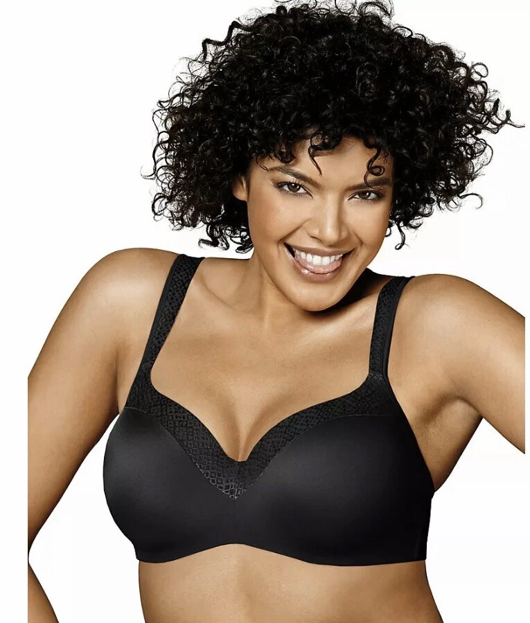 Playtex Love My Curves Amazing Shape Balconette Underwire Bra - Black - 38G