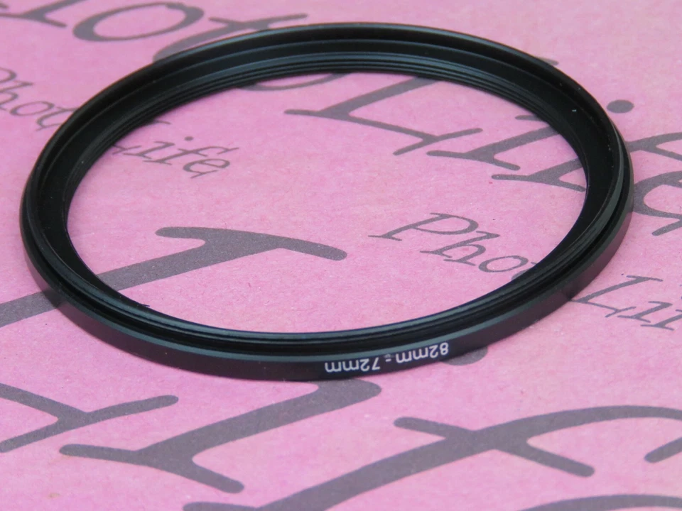 82mm to 72mm Stepping Step Down Filter Ring Adapter 82mm-72mm  - Image 2 of 2