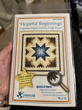 Hopeful Beginnings Toadusew Creative Concepts Quilt Pattern