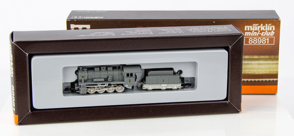 marklin　メルクリン　mini-club　82390 Vintage Marklin Mini-Club 88981 Z Scale Gray Steam