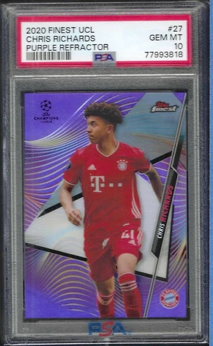 2020 Topps Finest Chris Richards Refractor 1/1