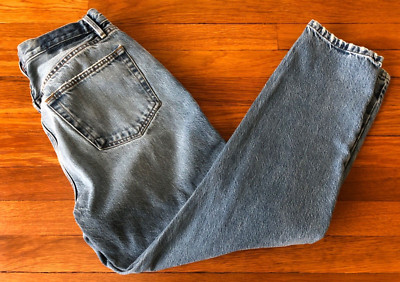FRAME Le Original Womens 29 Button Fly Denim Nomad Jeans Distressed Hig-Rise