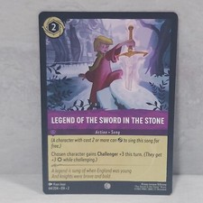 Disney Lorcana Floodborn Legend Of The Sword In The Stone 64/204