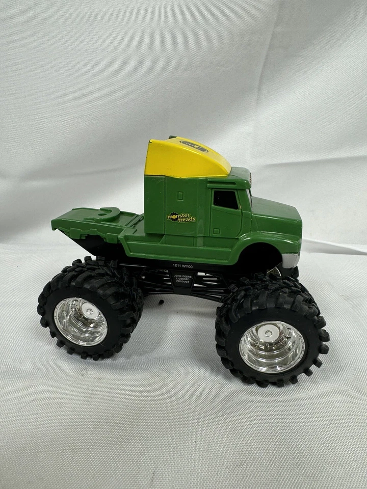 Semirremolque Ertl John Deere Monster Treads verde (LDC4) Foto 2 de 4