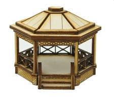 BS004 Small Bandstand OO Gauge Model Laser Cut Kit