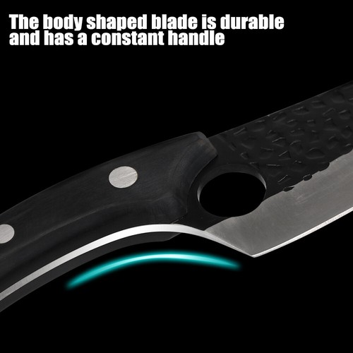 Meat Cleaver Handmade Chopping Stainless Steel Kitchen Chef Butcher Knife Sharp - Picture 31 of 36