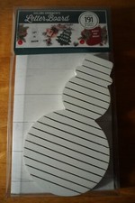 SNOWMAN LETTER BOARD SIGN 191 Characters Letters Christmas Holiday Party Decor