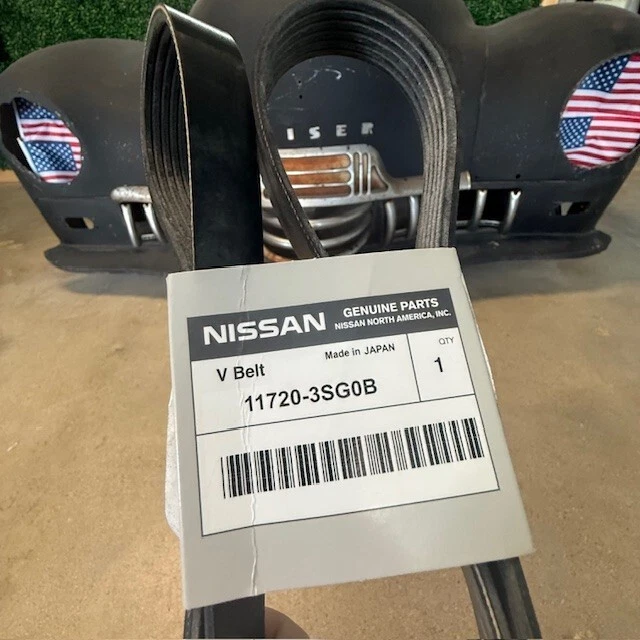 (1) Genuine Nissan 2013-2019 Sentra 1.8 Serpentine Drive Belt 11720-3SG0A - Image 4 of 4