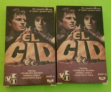 EL CID - PART I PART II - SOPHIA LOREN CHARLETON HESTON - BETA - BETAMAX