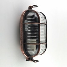 Solid Brass Bulkhead Light Wall Outdoor Indoor Classic Industrial Style ARETI