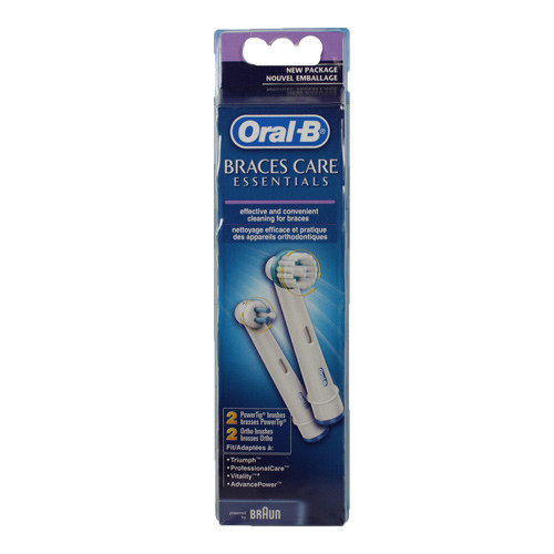 BRAUN OralB Braces Care Kit EBOrtho Kit Power Tip Ortho Brushes NEW