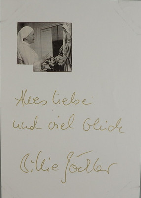 Autogramm deutsche Theater-und TV Schauspielerin Billie Zockler (122263)